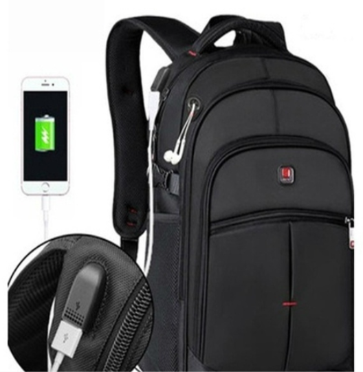 New Backpack External USB Charging Interface Adapter Charging Cabl
