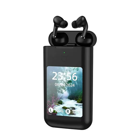 Bluetooth headset power bank with multimedia display mobile power 3 in 1