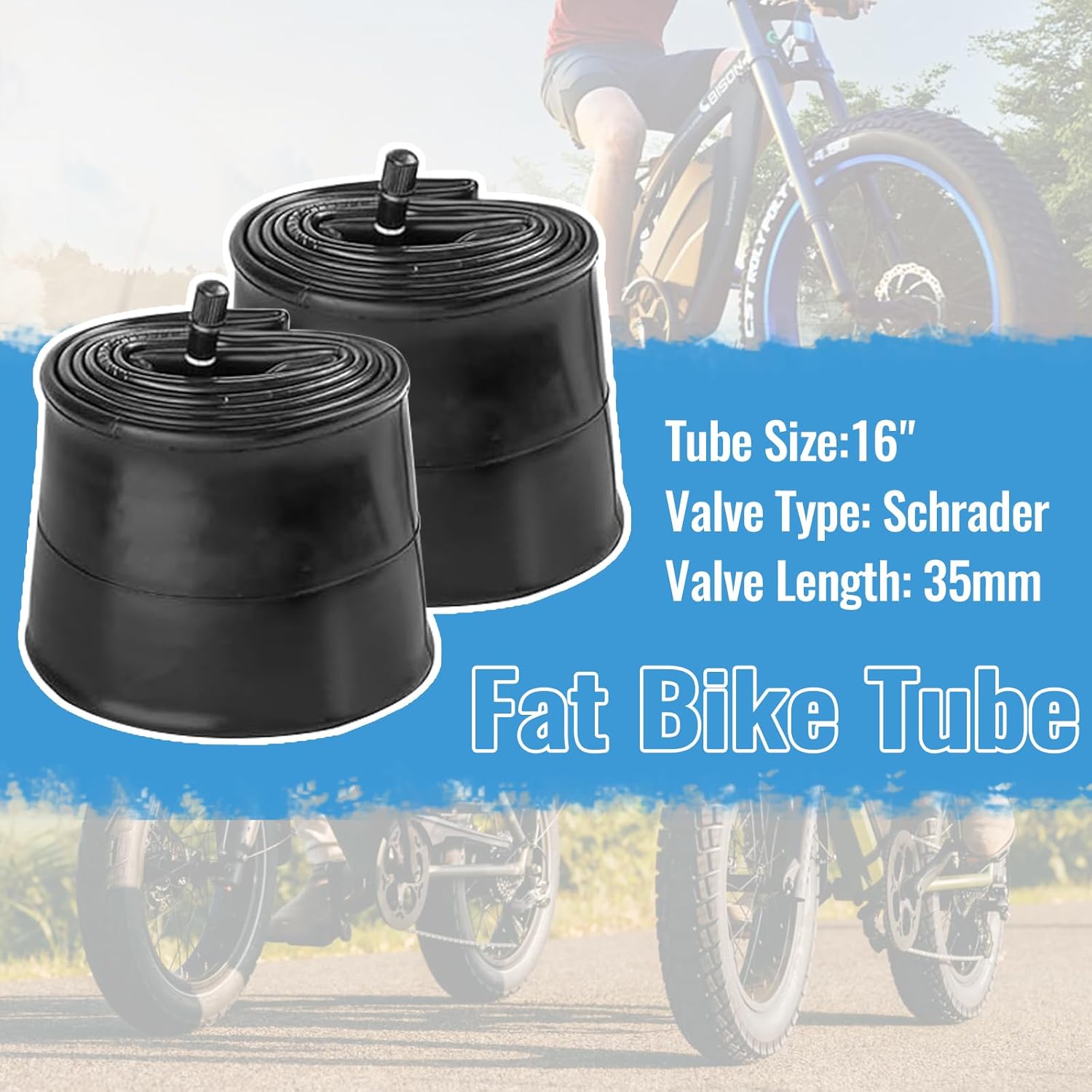 MEGHNA Fat Bike Tire 16/18/20/26 inch Electric Bike Tire Fat Tire 16/18/20/26 x 4.0 inch High Traction Replacement All - Terrain for Fat Bike E-Bike