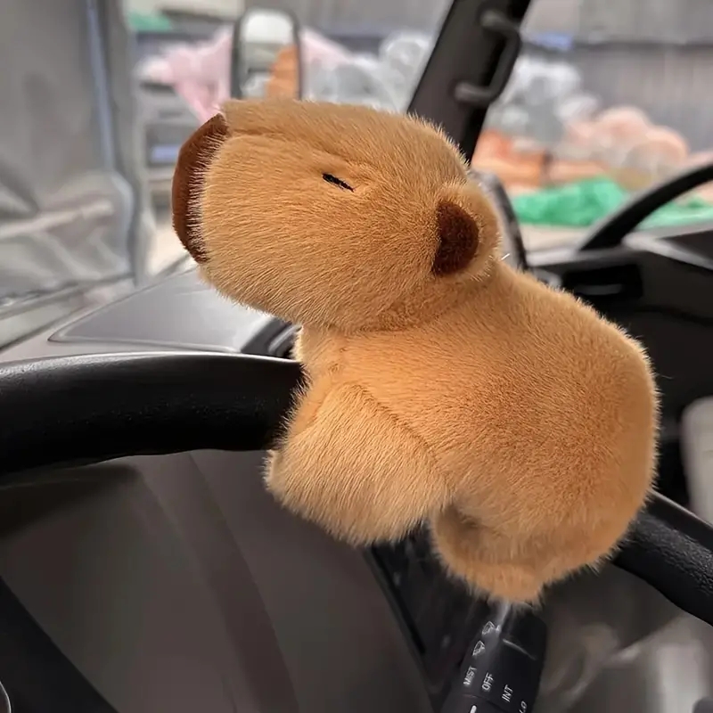 1pc, Capybara Rodent Plush Toy, Curtain Holdback Ring, Multifunctional Capybara Plush