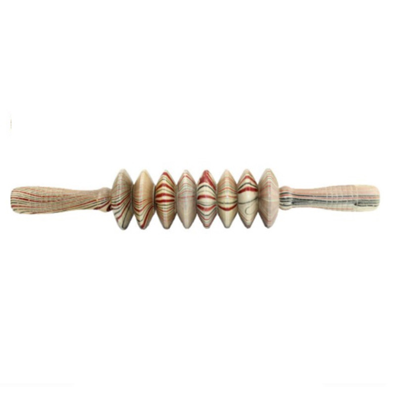 Full Body Muscle Massager Wood Roller Stick Trigger Point Recovery Tool Deep Relax Gear Massage Stick