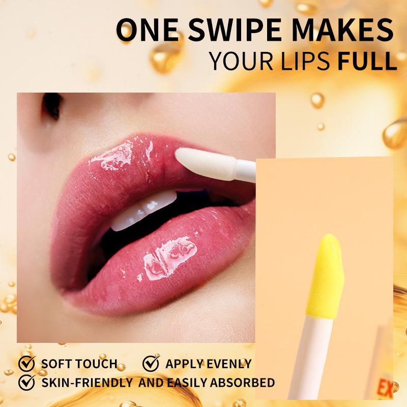 Instant Volumising Lip Plumper Oil Lip Enhancer Lip Gloss Plumping Serum Moisturizing Anti-Wrinkle Lipstick Sexy Lip Care Makeup