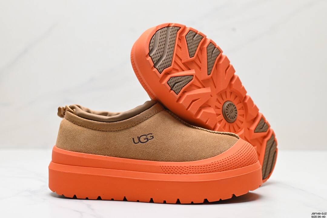 UGG snow boots winter men's shoes couple models Tasman fashion brown orange single shoes casual comfortable women's shoes