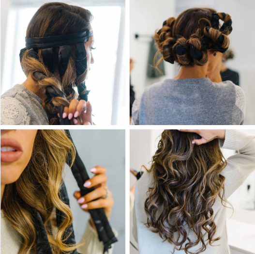 1pc Flannel Octopus Hair Curler No Heat Curling Tool Lazy Squid Sleep Headband For Overnight Waves Styling Accessory