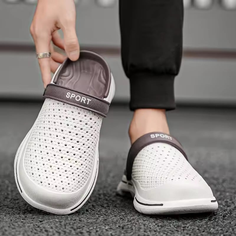 Deodorant and non-slip beach sandals new outdoor slippers wear thick soles wear-resistant soft bottom Bao head