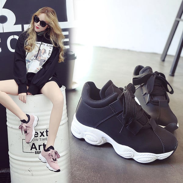 spring sports shoes, women's singles shoes, Korean Harbin shoes, student shoes, casual shoes, running shoes