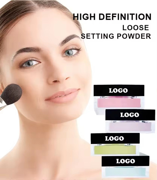1pc Loose Baking&Setting Powder Long Lasting Oil Control Natural Face Matte Waterproof BrighTening Loose Powder Makeup Cosmetics
