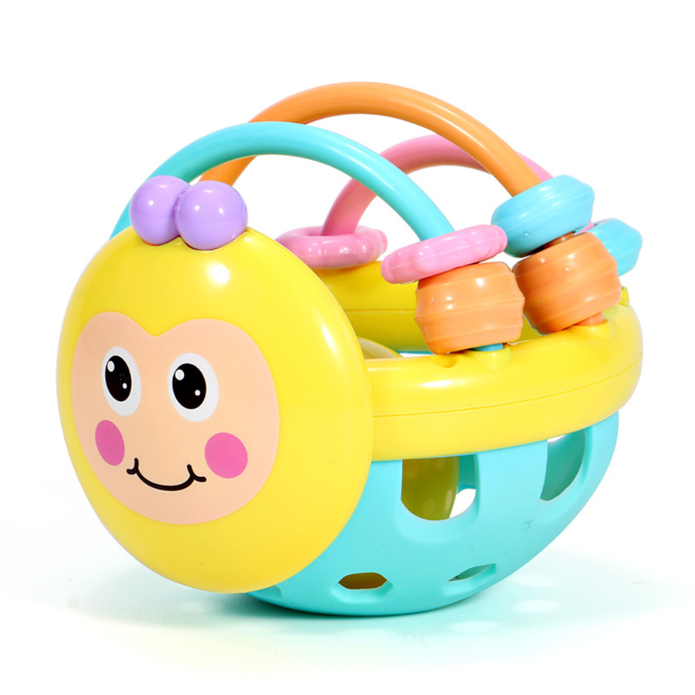 Baby Toy Rattle Ball Hand Knocking Bell Ball Toy Rattles Hand Bell Intelligence Developing Toys Infants Activity Grasping Toy