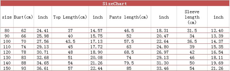 D-baby 2Pcs 0-10y Boys Girls Autumn Casual Clothing Set Long Sleeve Top+Pants Kids Wear Kids Suits