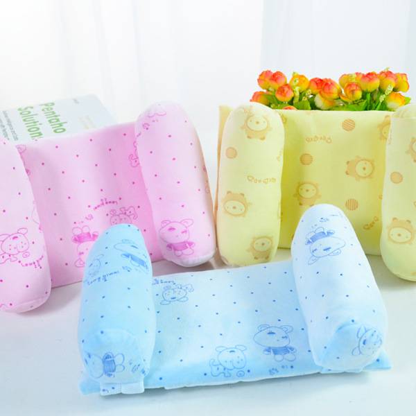 Baby Cotton Protective Shaping Pillow Sleeping Pillow Head Support Cushion for Newborn Soft