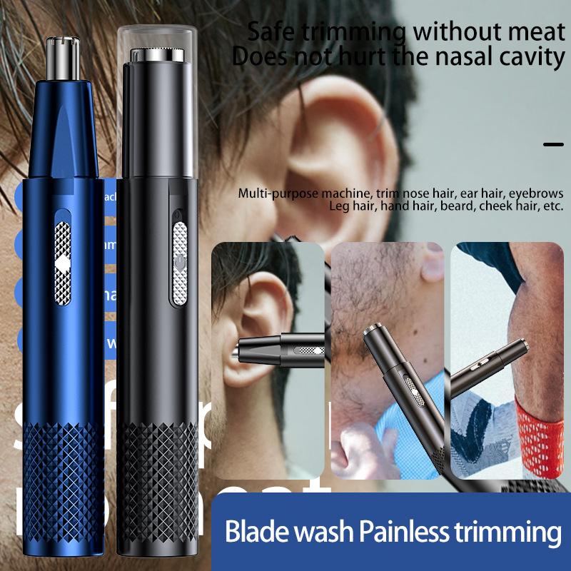Nose Hair Trimmer USB Charging New Electric Portable Men Mini Nose Hair Trimmer