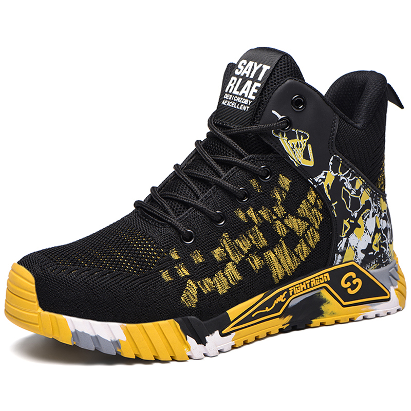 MJYTHF New Work Boots Safety Steel Toe Shoes Men Puncture-Proof Safety Shoes Men Boots Indestructible Shoes Male