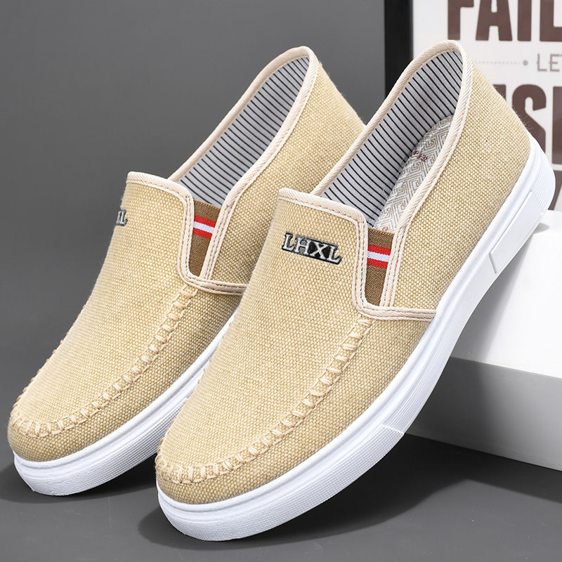 Men Shoes 2024 New Men Casual Shoes Breathable Classic Canvas Slip on Shoes For Men Breathable Walking Sneakers Men Loafers