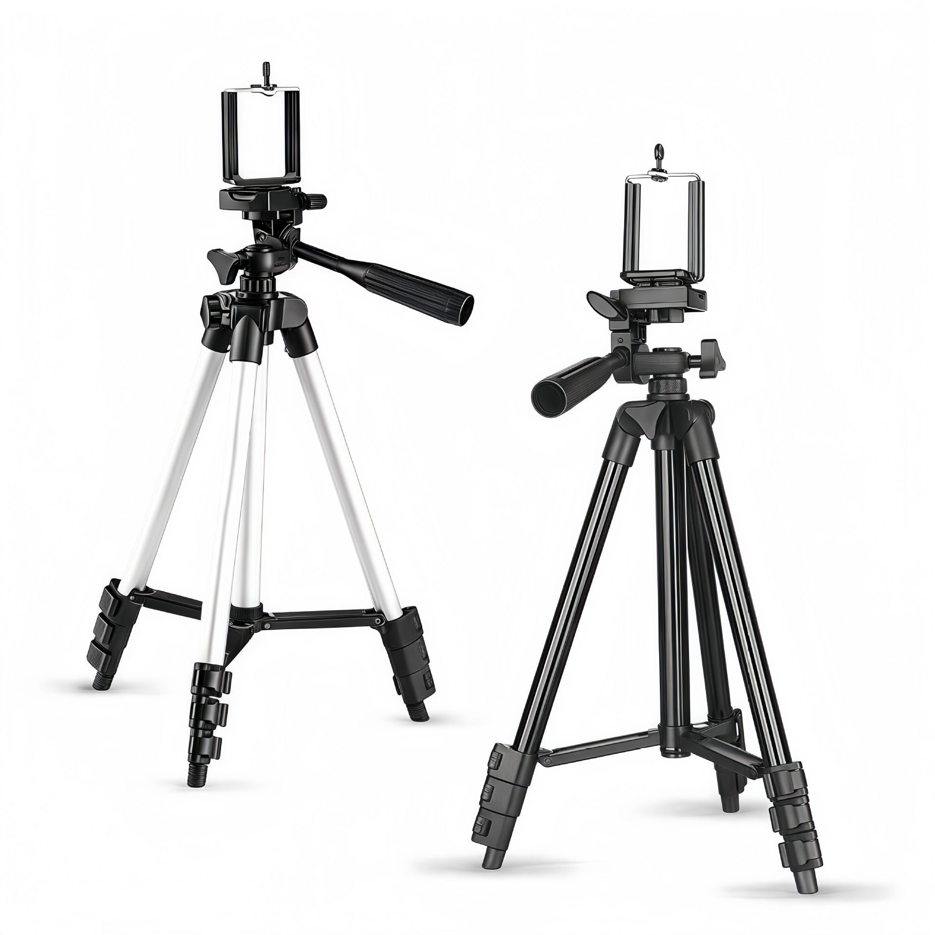 Mobile phone tripod 3120 black tripod four section aluminum alloy live streaming stand