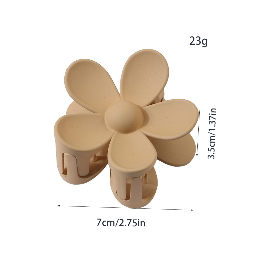 Korea Flower Shape Hair Claw Clip for Women Girls Barrette Crab Hair Claws Ponytail Hairpins Bath Barrette Headwear Accessories