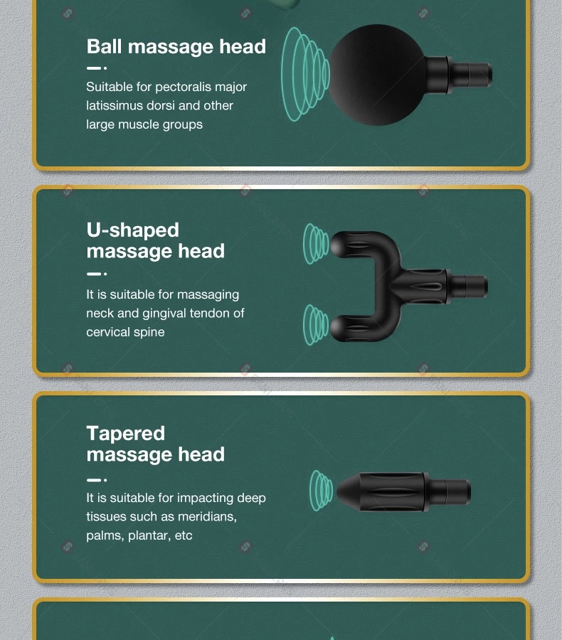 SANLEPUS Electric Massage Gun LCD Display Massager For Body Neck Back Pain Gout Relief Deep Muscle Relaxation Fitness Slimming