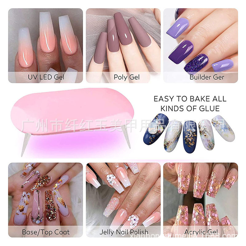 Nail Kit Acrylic Nails Kit Gel And Acrylic Full Set Semi Permanent Nail Kit Nail Acrylic Kit Powder Glitter Full Manicure Set