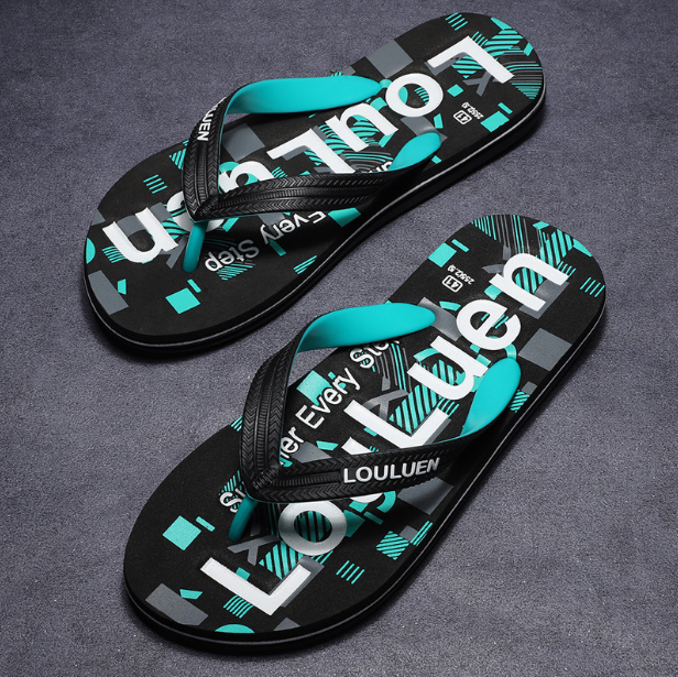 Flip flops men's fashion wear out in summer non slip outdoor clamping feet new style sandals outdoor slippers