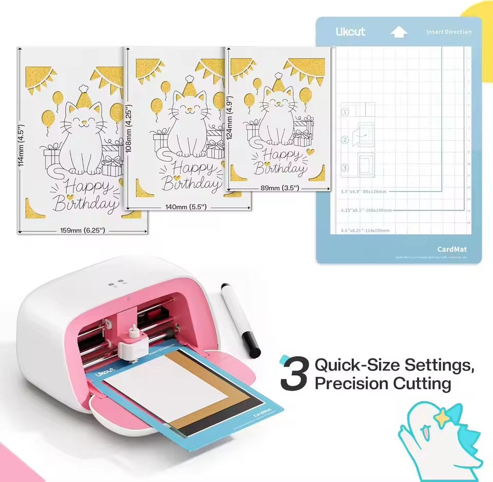 Customizable Cutting Machine Portable DIY Smart with Vinyl Paper