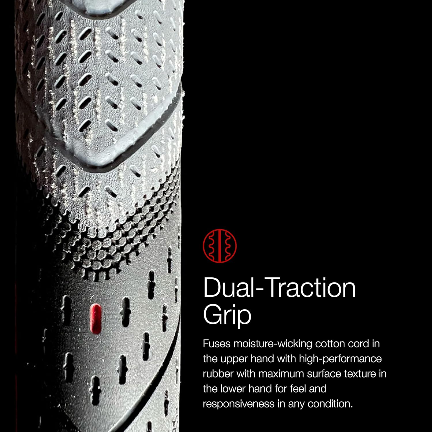 Golf Pride MCC Plus4 Align Max Golf Club Grip - Raised Ridge Technology in All-Weather Hybrid Grip - Brushed Cotton Cord & Pebbled Texture - Jumbo, St