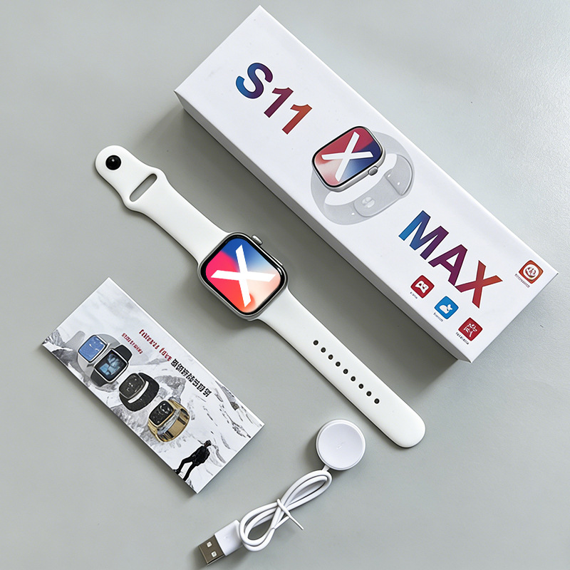 S11 MAXS mart Watch Silicone Dynamic Island for Call Heart Rate Blood Pressure Game 22 languages