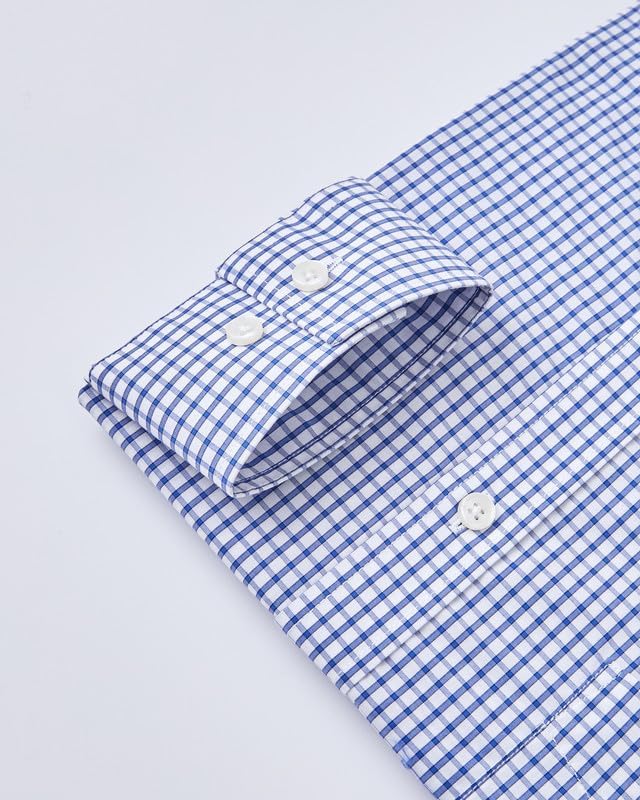Year In Year Out Wrinkle Free Dress Shirt for Men Regular Fit Long Sleeve Wrinkle Resistant Shirt