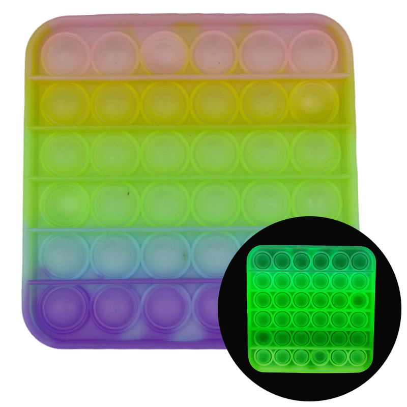 Glow Fluorescence Fidget Toys Simple Dimmer Fidget Toys Pack Antistress For Children Kawaii Relieve Autism Squishy Toy