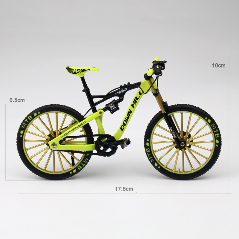 1: 10 upgraded version of new downhill mountain off-road bicycle model metal collectible gift ornaments