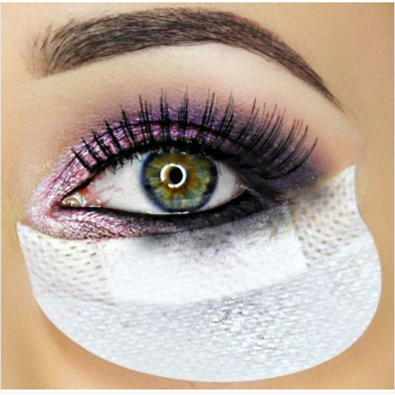 50Pcs/lot Eyelash Extension Paper Patches Grafted Eye Stickers White Eyelash Under Eye Pads Eye Paper Patches Tips Sticker