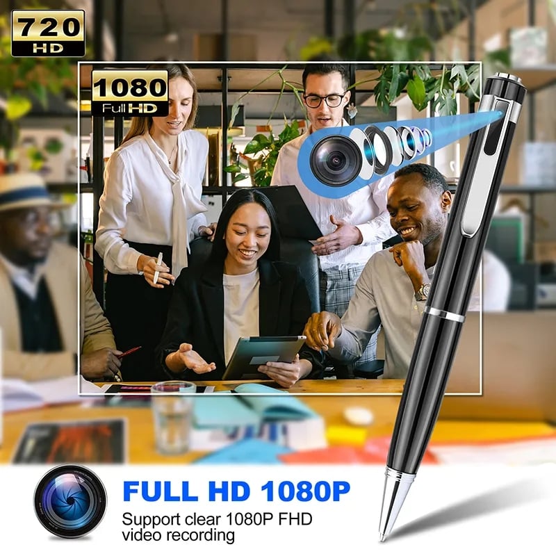1080P Mini Camera Pen Video Recorder Business Office Wearable Micro Cam Security Surveillance Home Baby Study Monitor Camcorders