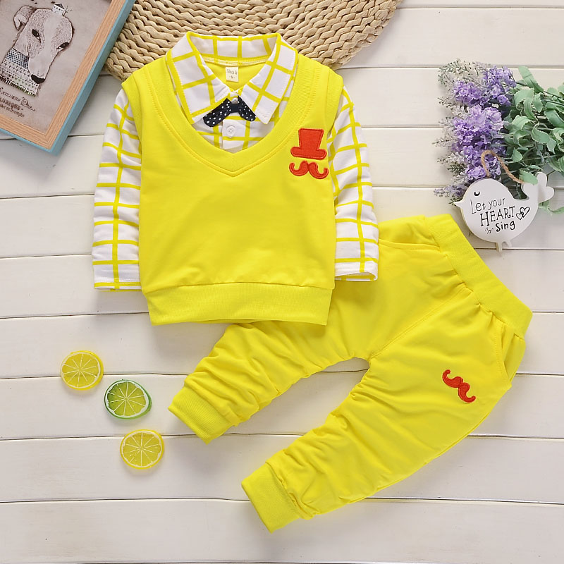BibiCola spring autumn Baby Boy Clothes Set Children Clothing Sets Products Kids Clothes Baby Boys T-shirts+Pants 2PCS Tracksuit
