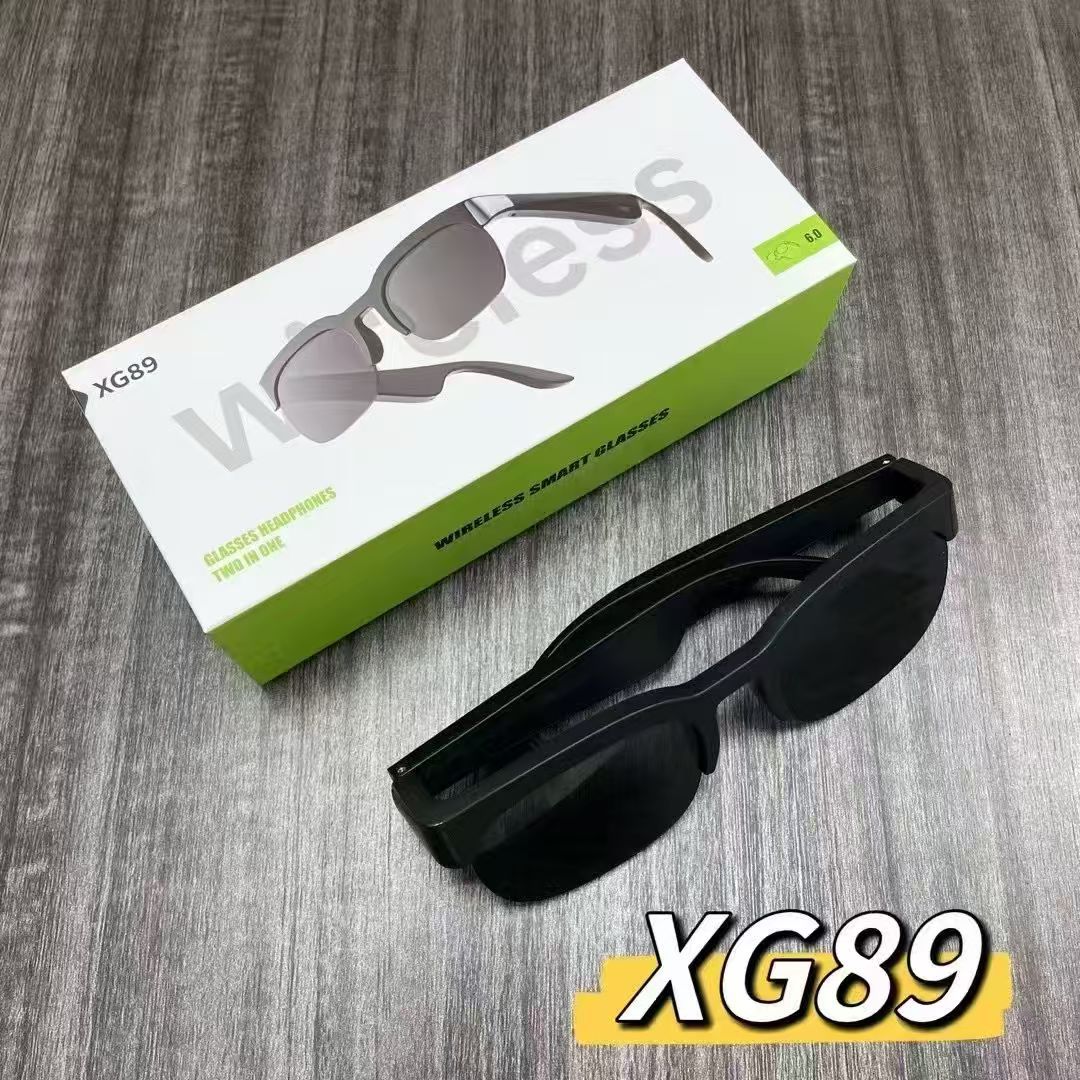 AI Translation XG89 Bluetooth Glasses Earphones Wireless 6.0 Stereo Bluetooth Earphones Cycling Sunglasses