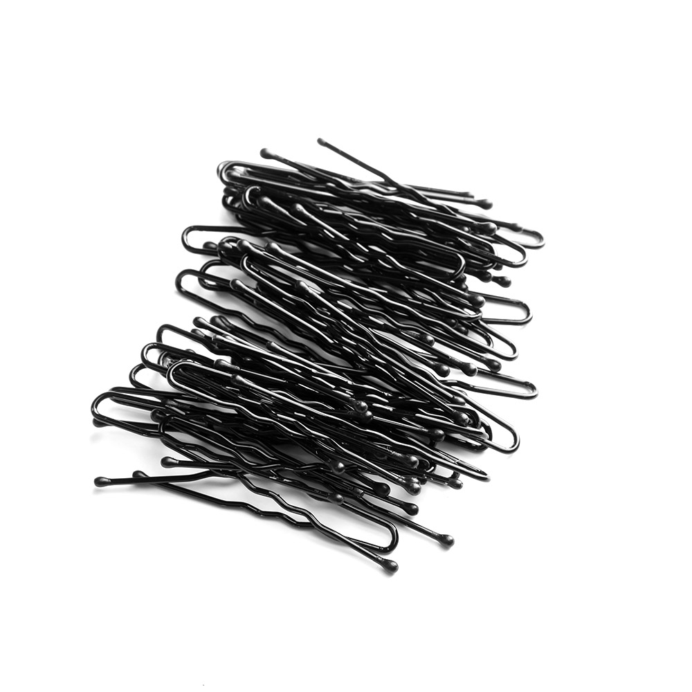 200PCS Black Plated Metal Thin U Shape Hairpins Girls Hair Clips Barrettes Beauty Hairdressing Accessoriess Styling Tools