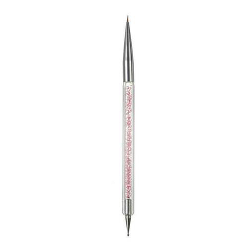 5pcs Nail Art Pen 2-Way Dotting Drawing Painting UV Gel Liner Polish Brush Set