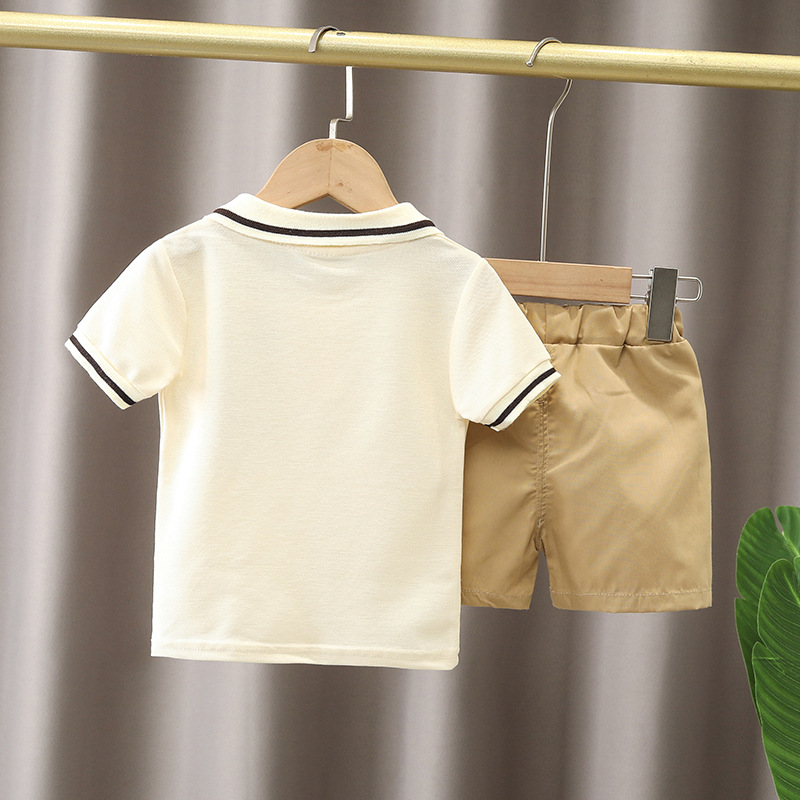 Summer children's short sleeved Clothing set for boys girls Korea casual letter Print Outfits Sport clothes for 4 6 8 10 12 Yrs