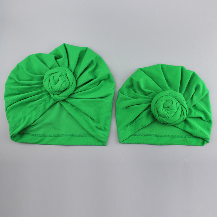 2pcs/set Mother And Baby Headband Baby Girls Big Bow Headband Stretch Turban Knot Head Wraps Mom & Baby Hair Accessories