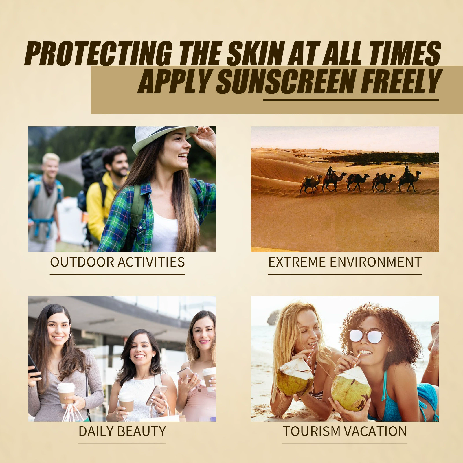 Probiotic Protective Cream Is Refreshing, Moisturizing, Non Sticky, and Anti UV Skin Protective Cream