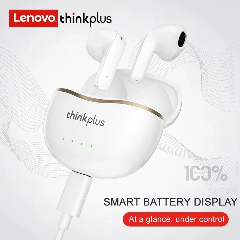 Lenovo X16 New Original Headphone Bluetooth 5.2 TWS Wireless Earbuds Stereo Sports Earhook Earphone With Dual HD Microphone