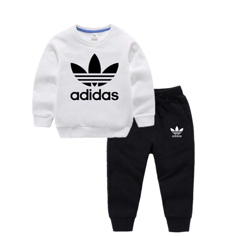 D-baby 2Pcs 0-10y Boys Girls Autumn Casual Clothing Set Long Sleeve Top+Pants Kids Wear Kids Suits