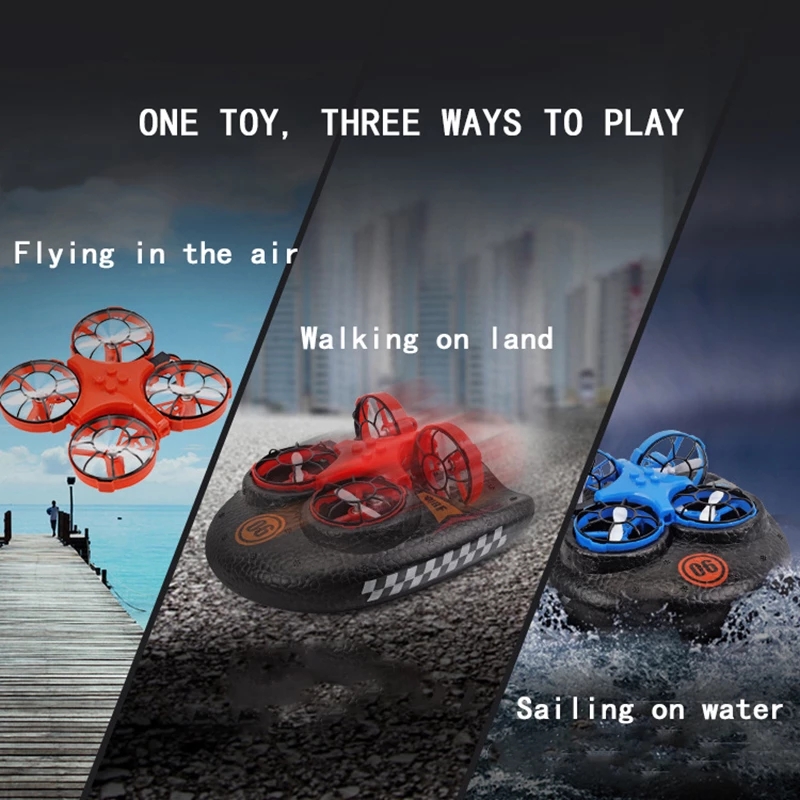 3 In 1 RC Cars Helicopters Jet Speed Boats Trucks Fast Drift Vehicle Remote Control Car Toys for Boys Kids Children Drones Ship