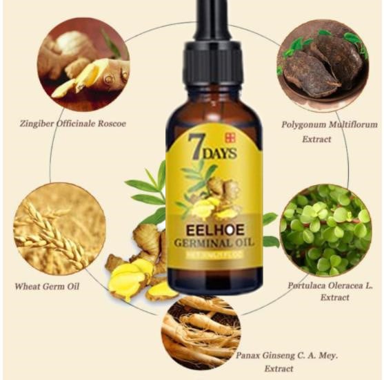 7 Day Fast Hair Growth Essential Oil Effective Hair Loss Treatment Regrowth Ginger Serum Hair Health Care Beauty