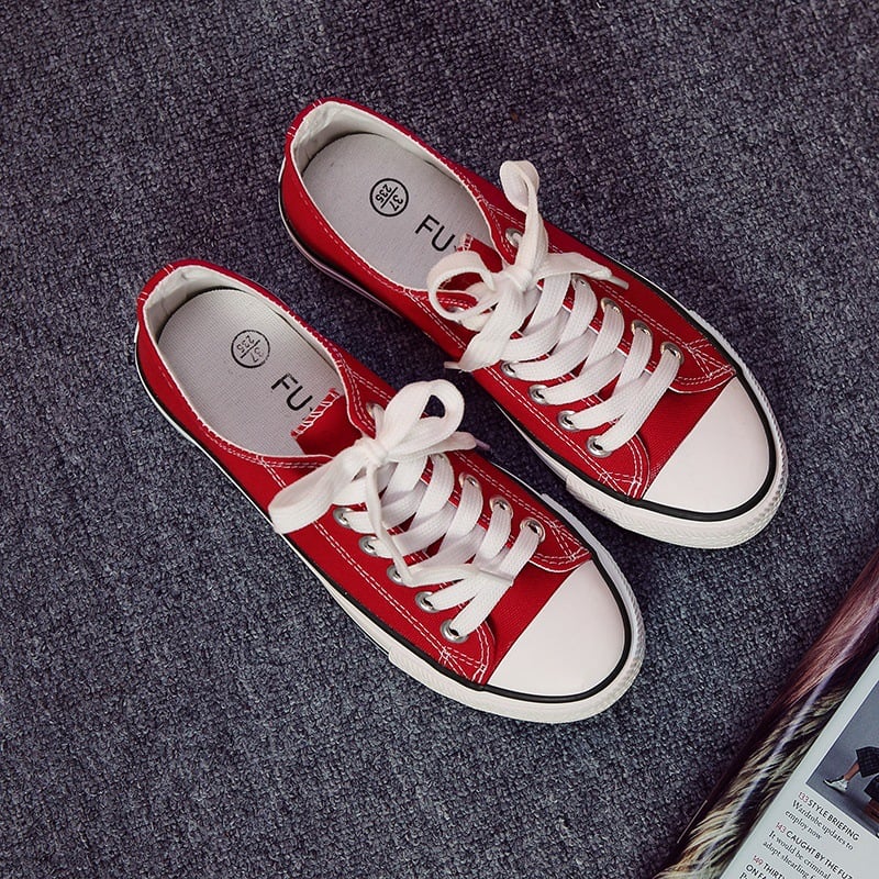 Breathable flat casual white shoes women's vulcanized sneakers catwoman spring and autumn canvas shoes