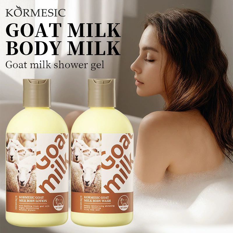 Gentle Goat Milk Body Wash – pH-Balanced, Hypoallergenic & Ultra-Moisturizing Formula for Sensitive Skin