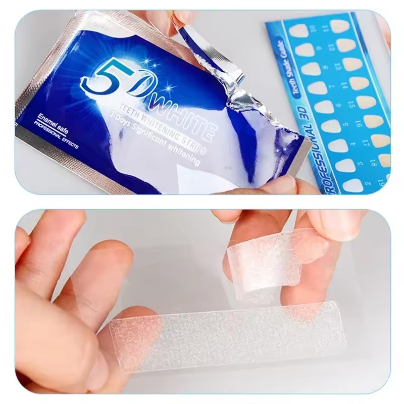 28pcs Dental Whitening Teeth Whitening Sticky Gel High Elasticity Oral Care Hygiene Whitening Strip