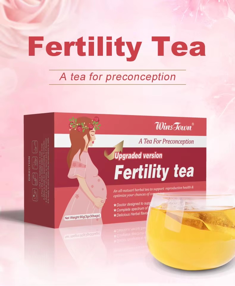 Winstown Detox Tea Women Fertil female Warm Womb private label tea bag custom fertility tea