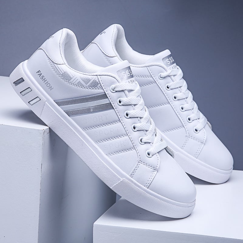 Shoes Men White Vulcanized Sneakers Boys Flat Comfortable Autumn Spring 2023 Fashion Sneakers Shoes Men Sneakers