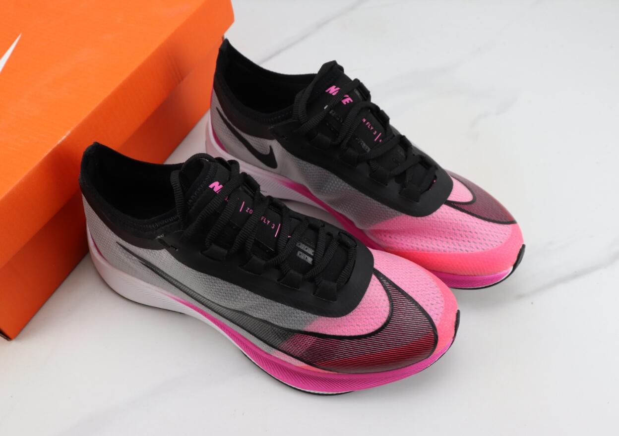 Nike Zoom Fly 3 Women's Woven Fabric - Ultra-Lightweight, Breathable, Non-Slip Cushioning for Marathon and Leisure Running