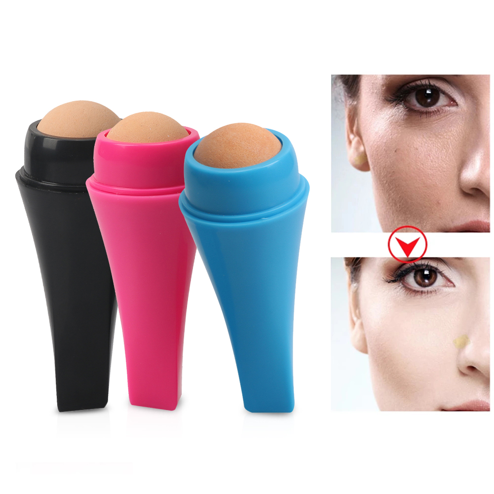 Mini Volcanic Stone Oil Absorbing Ball Facial Pore Reduction Facial Cleansing Roller Beauty Instrument Facial Skin Care Tool