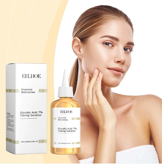 Glycolic Acid 7% Toning Face Firming Skin Shrink Pores Glow Facial Oil-Control Relieve Dry Skin Care Acid Toner 240ml