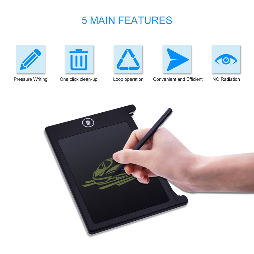 4.4 Inch LCD Writing Tablet Mini Digital Graphic Tablet Electronic Handwriting Board Drawing Pad Notepad Drawing Board